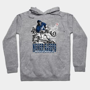 Never Sleeps Big Stick Baseball Slugger Hoodie